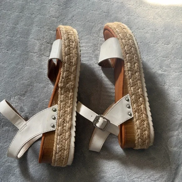 Melissa White Espadrille Sandals - Picture 5 of 9